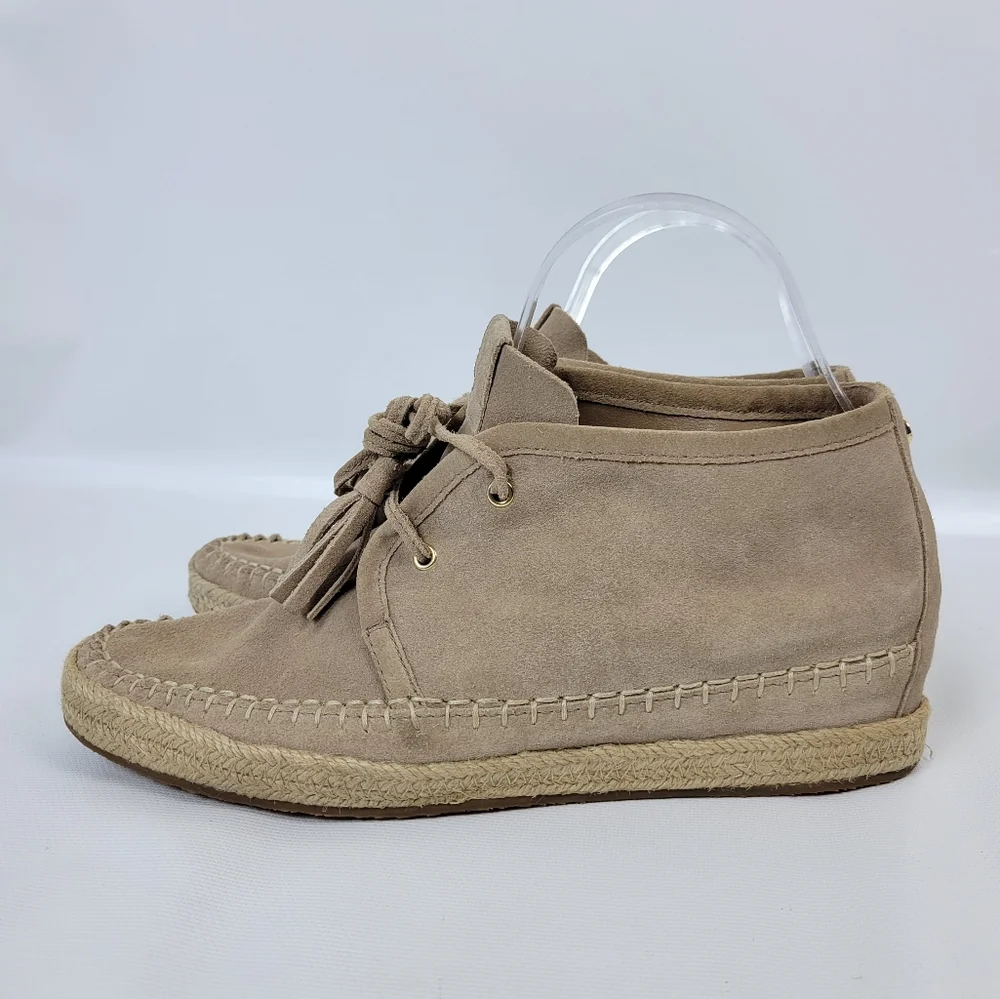MICHAEL KORS Suede Leather Boots Sz 10 - Picture 2 of 11